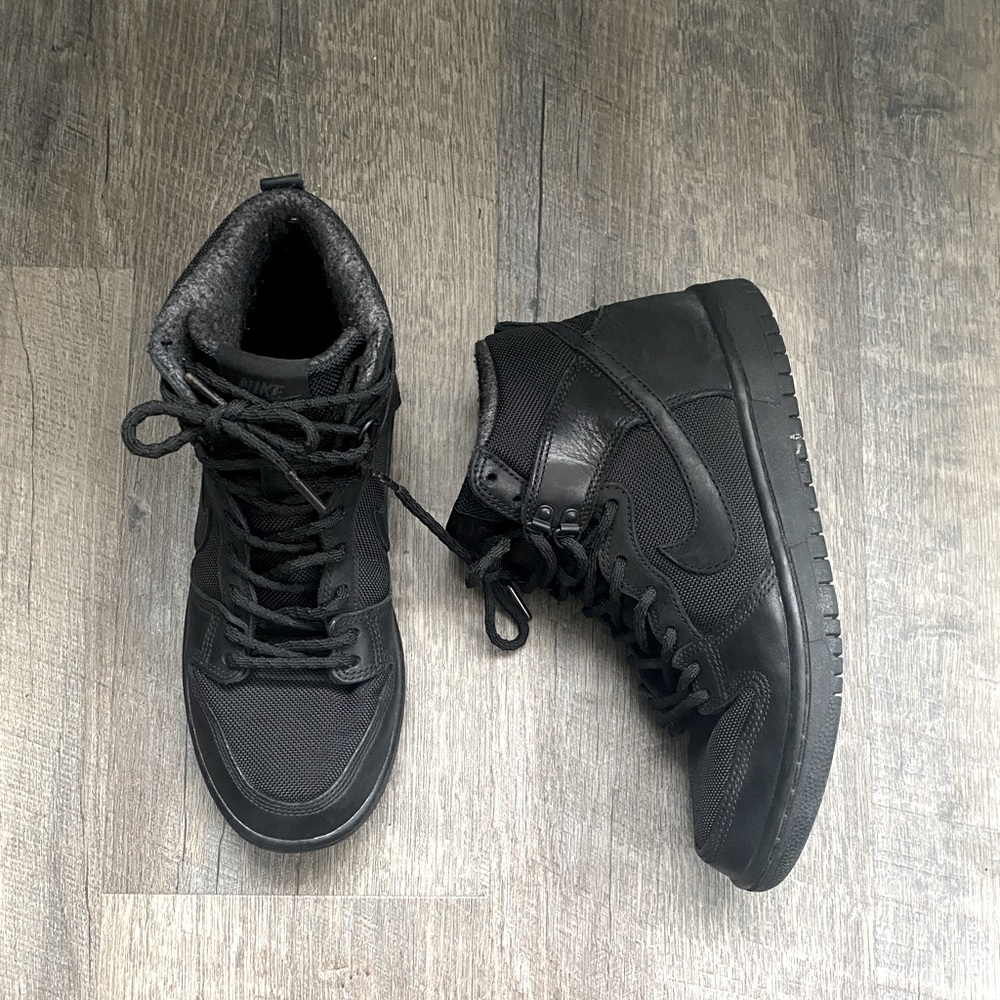 Nike SB zoom high dunk pro Bota black sneaker USm8